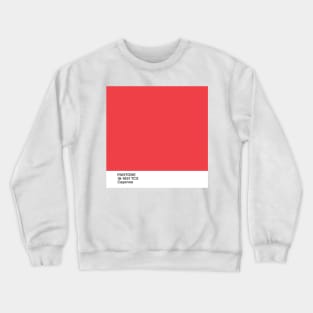 pantone 18-1651 TCX Cayenne Crewneck Sweatshirt